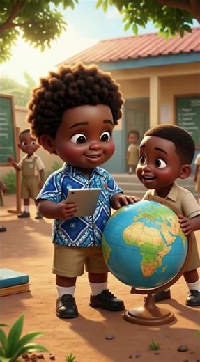 Tobi’s Big Discovery: The World is Huge! 🌍🇳🇬 #shorts