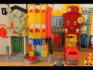 imaginext rescue city center play set