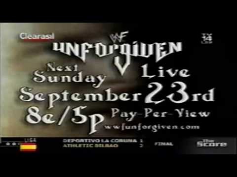 WWF Unforgiven 2001 Commercial