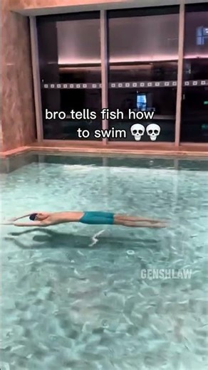 "bro tells fish how to swim"💀 #memes