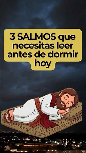 🌙 3 Salmos Para Dormir en Paz | Salmo 4, 127, 3 #salmos #oraciondelanoche #biblia