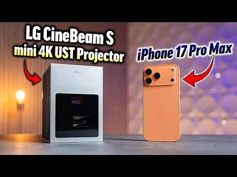 This iPhone-sized 4K mini projector is INSANE! - LG CineBeam S