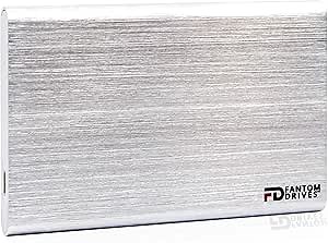 Amazon.com: Fantom Drives G31-2TB Portable SSD - 3D NAND TLC - USB 3.1 Gen 2 Type-C 10Gb/s - Silver - Win Plug and Play - Made Aluminum - Transfer Speed up to 560MB/s - (CSD2000S-W) : Electronics