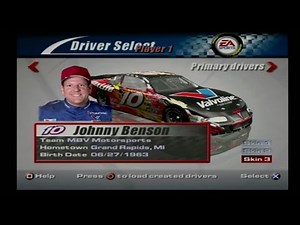 NASCAR Thunder 2002 - Johnny Benson @ California