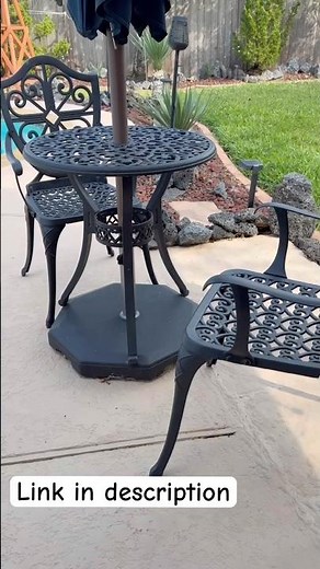 🌿 Transform Your Patio Into a Cozy Café | NUU GARDEN 3-Piece Bistro Set Review