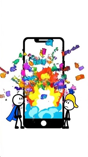 Stickman Vs. Autocorrect: Texting Chaos Ensues. #shorts