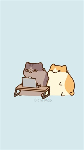 Adorable Cartoon Cat Animation for Couples