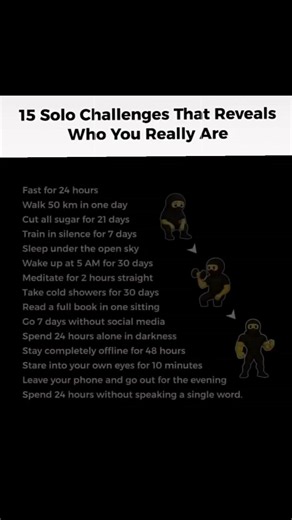 15 Solo Challenges That Will Change Your Life Forever 😳💪 | Only 1% Can Complete All!