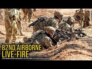 82nd Airborne Division | Paratroopers Live-Fire Combat Exercise (Panther Avalanche 2026)