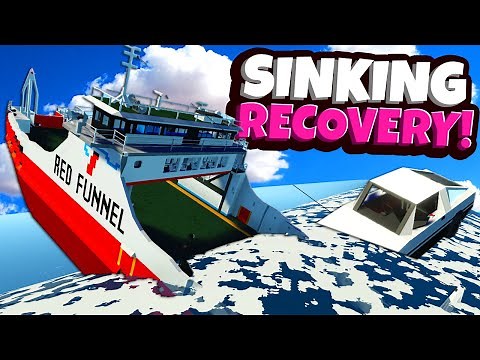 SINKING SHIP SURVIVAL Turns to Underwater Recovery in Stormworks Multiplayer!