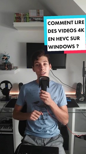 Comment lire des vidéos 4K en HEVC sur Windows ? #informatique #pc #astuce #fr #tech #tip #ordinateur #viral #pourtoi #francais #techtok