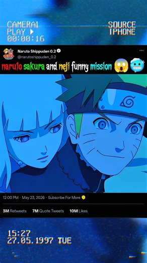 naruto sakura and neji funny mission #uzumakiclan #animeedit #anime #trending #shion #naruto #sakura