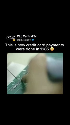 Clip Central | Before digital terminals, chips, or contactless payments, credit cards were processed manually using imprint machines that pressed card... | Instagram