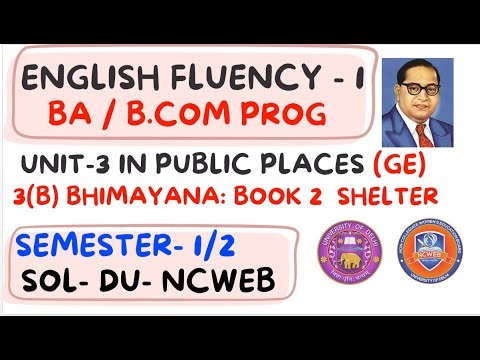 English fluency unit 3B | BA Prog / B.COM / BA HONS | SEMESTER 1/2 NEP