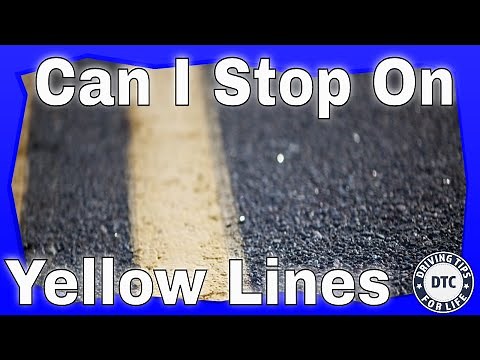 Can I Stop on a Yellow Line