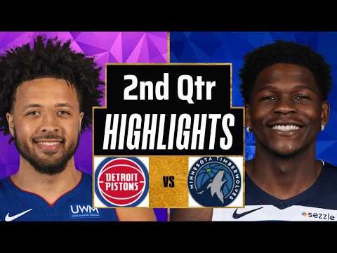 Pistons vs Timberwolves Full Game Highlights 2nd Qtr | Mar 28 | 2026 NBA Highlights