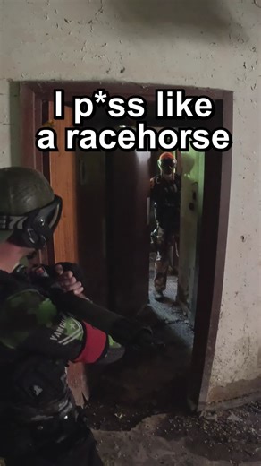 At least shut the door @droakner 🙄 Super proud of you for embracing the fabulous person you are 🥹 #paintball #paintballshennanigans #airsoft #fail #wtf #airsoftclips #fyp | Barker