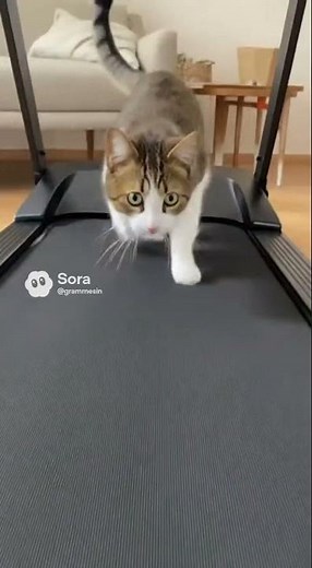 🐾 The Funniest Cat Workout Ever – Treadmill Madness!