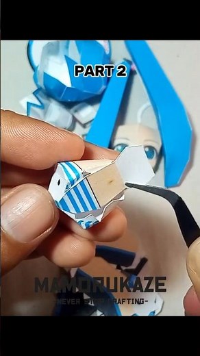 HATSUNE MIKU PAPERCRAFT PART 2