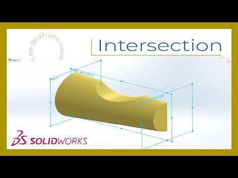 01 - Fonction Intersection - Modélisation Solidworks - Formateur Eric Lefebvre