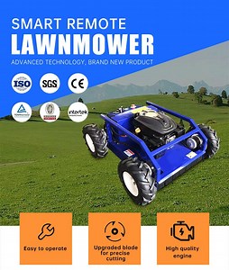 [Hot Item] Sdlanch Remote Control Automatic RC Lawn Mower Robot Gasoline Grass Cutting Machine Lawnmower for Sale Agricultural