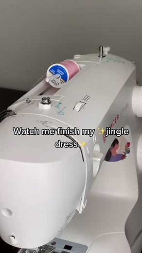 Sewing Sleeves on a Jingle Dress Tutorial