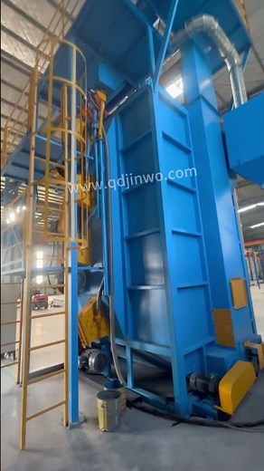 Large Hook Pass-through Shot Blasting Machine