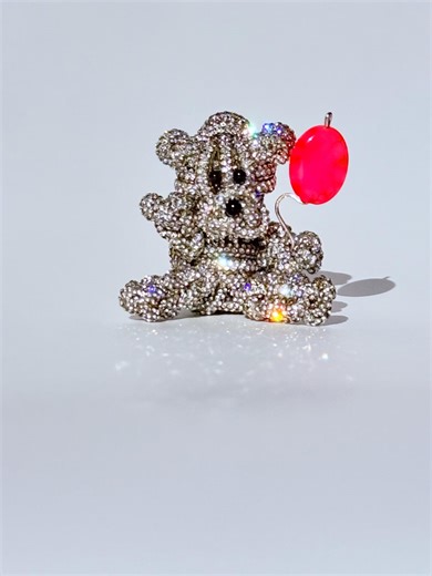 Rhinestone Bear Bag Charm, Crystal Purse Charm Gift for Her, Limited Edition. - Etsy
