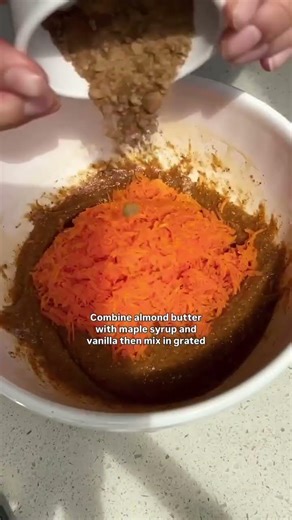 No-Bake Carrot Cake Bites 🥕🍫 Healthy Vegan Snack! #CarrotCakeBites #NoBakeTreat