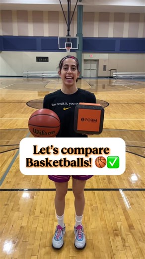 Let’s compare basketballs 👀 Normal ball vs. my FORM basketball. The main difference: One just lets you shoot. The other teaches you how to shoot. • Forces consistent hand placement • Builds proper release & follow-through • Gives instant feedback on your form • Creates muscle memory that transfers to a real ball Train with intention. Then let it translate 🏀 @Basketball Form is the best shooting tool to improve your form!! #basketball #shooter #confidence #basketballplayer #motivation