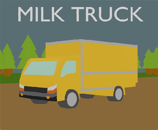 Milk Truck by kahvinkaunistama
