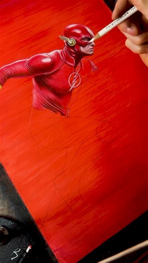 The Flash – Part 1! ⚡ This one’s been a long time coming, easily one of my most requested characters. Last time I drew him was way back in 2018, so it feels awesome to revisit him with everything I’ve learned since. Hope you’re liking it so far! #drawingtime #arttutorial #Drawing #comicart #theflash #ArtImprovement | Wil Shrike Art