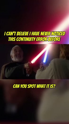 I can't believe I have never noticed this continuity error before in Star Wars Attack of the Clones, can you spot what it is? Keep an eye on the Lightsabers #starwars #starwarsfan #disney #disneyplus #nerd #starwarsnerd #trivia #starwarstrivia #anakin #skywalker #kenobi #obiwan #lightsaber #continuityerror #blooper #bloopers | Happy in Hyperspace