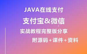 【JAVA在线支付】微信支付&支付宝支付（手把手教学编写代码，将不同的支付模式引入实战项目）/java入门、java基础、java开发、java项目/千锋教育
