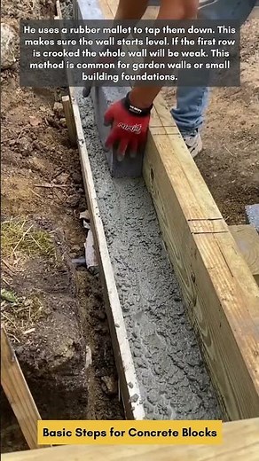 Basic Steps for Concrete Blocks