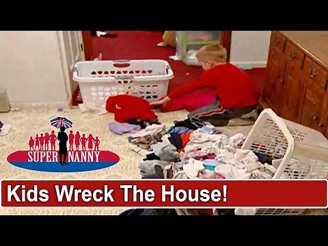 Wild Kids Leave House A Total Wreck! | Supernanny