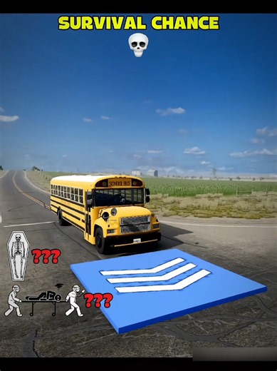 Car Racing simulation which one survives #trending #edit #cars #simulator #trollface
