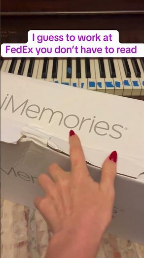 iMemories shipped by FedEx.