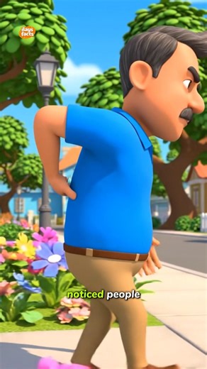 Why people scratch their back when walking?🤔