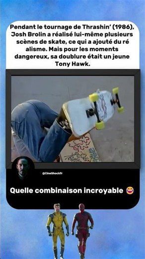 La Doublure de Josh Brolin Était… Tony Hawk 😭 | Thrashin' (1986)