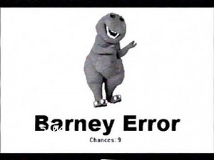 Barney Error 14 (Apple Newton, 1997)