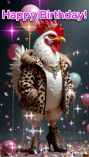 A chicken… in a birthday outfit… singing a happy birthday song 🐔🎂 Because why not? This short, funny, upbeat birthday song is perfect for sharing laughs, tagging friends, and celebrating birthdays with a little sass and a lot of funk. If you know someone who would LOVE a sarcastic chicken singing them happy birthday — tag them below 👇 🎶 Funky • Funny • Cute • Birthday Vibes 😂 Perfect for birthday posts, reels, and party laughs | Fun Birthday Songs