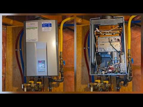 Rinnai Tankless Water Heater Beeping Error Code 10, 11, & 12 | Vent Motor Cleaning & Repair