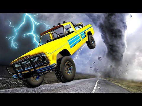 My Truck Got Hit by a MASSIVE TORNADO! (Tornado Research and Rescue)
