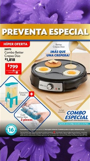 CREPERA DÚO BETTERWARE PREVENTA SEMANA 16 ABRIL 2026