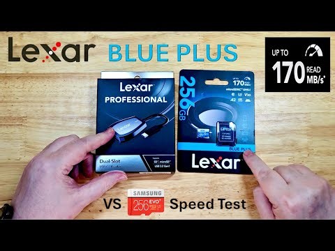 Lexar Blue Plus SD card 256GB