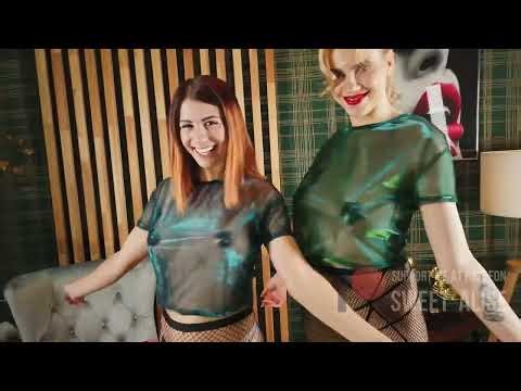 Sweet Alise Transparent Lingerie Try On See Through Thong Showcase