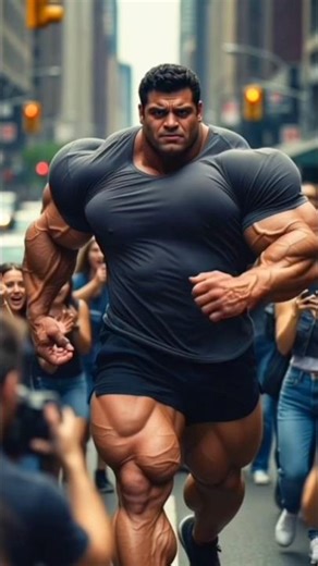 "Massive Bodybuilder Walking in City – Everyone Shocked!"#Bodybuilder #MassivePhysique #CityWalk