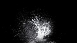 Splash Water Exploding Very Slowly Over Stock Footage Video (100% Royalty-free) 1059941195 | Shutterstock