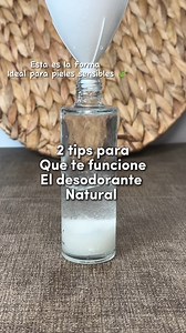 1.8M views · 21K reactions | 2 tips para que te funcione el desodorante natural #tipsdebelleza #desodorantenatural #PiedraAlumbre | Jess Guarin Tips de belleza | Facebook